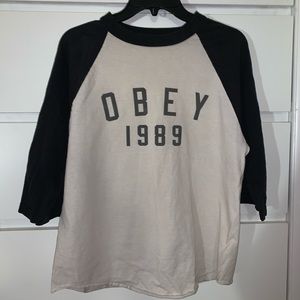 Obey Half-Sleeve Top
